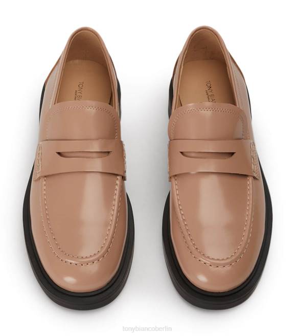 Slipper| de Tony Bianco Frauen schätze Wohnungen Latte Hi Shine 4624597